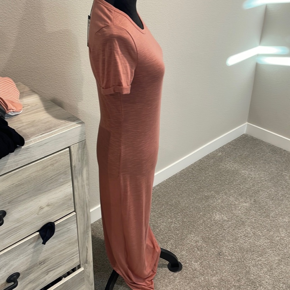Fitted Orange Dress